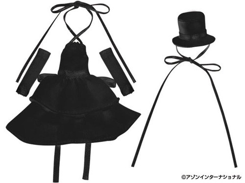 Little Devil Goth One-Piece (Chiffon Black), Azone, Accessories, 1/12, 4580116034787